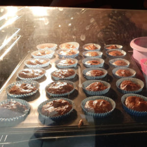 Saftige Schokoladen Muffins (zuckerfrei)